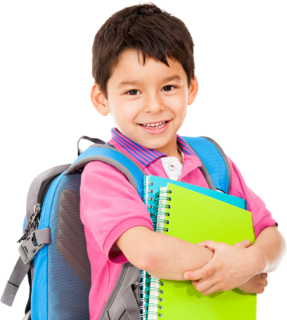 Child Holding Books